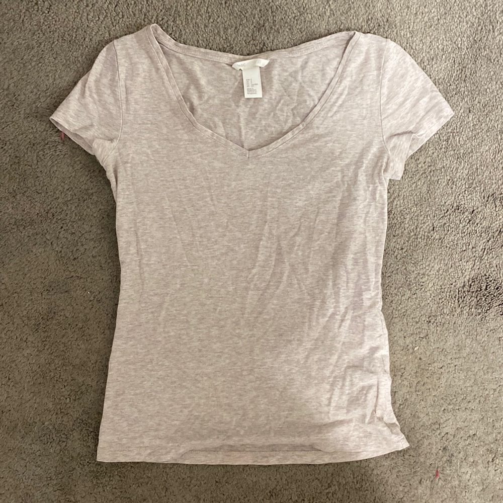 H&M Size Small Tan Tee Shirt